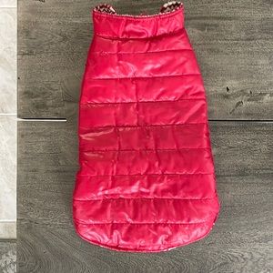 Lined Reversible Dog Jacket Size Large